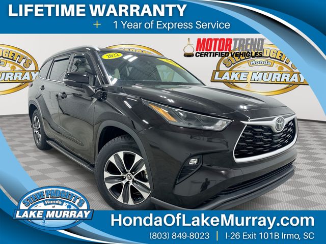Amber 2022 Toyota Highlander SUV / Crossover Front-Wheel Drive 8-Speed Automatic