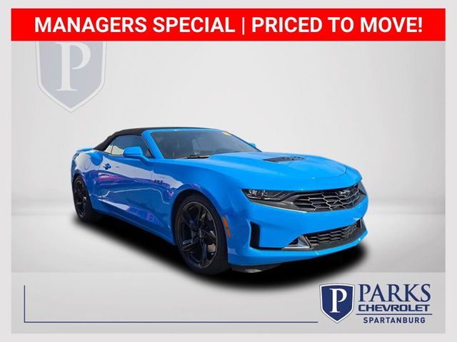 Blue 2023 Chevrolet Camaro LT1 Convertible RWD Convertible Rear-Wheel Drive Automatic