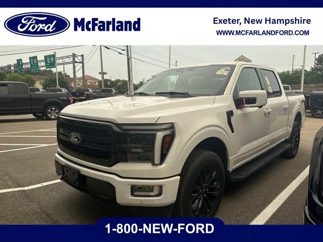 White 2024 Ford F-150 Pickup Truck Four-Wheel Drive Automatic