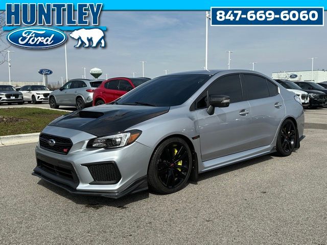 Ice Silver Metallic 2019 Subaru WRX STI Limited AWD with Wing Spoiler Sedan All-Wheel Drive 6-Speed Manual