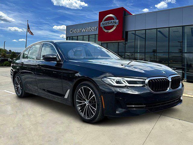 Black Sapphire Metallic 2023 BMW 5 Series Sedan Rear-Wheel Drive 8-Speed Automatic