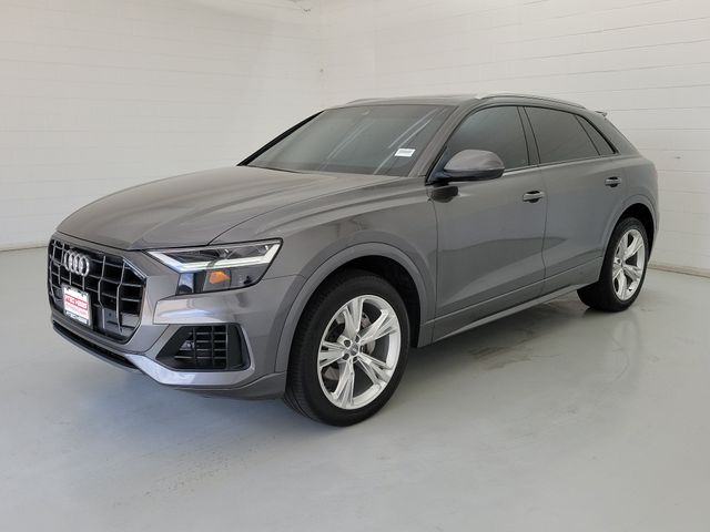Gray Metallic 2019 Audi Q8 SUV / Crossover All-Wheel Drive 8-Speed Automatic