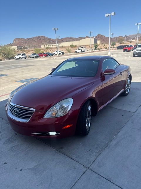 Matador Red Mica 2007 Lexus SC Convertible Rear-Wheel Drive 6-Speed Automatic