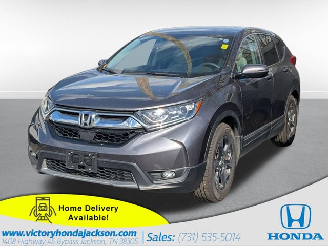 Gray 2018 Honda CR-V EX-L FWD SUV / Crossover Front-Wheel Drive Continuously Variable Transmission