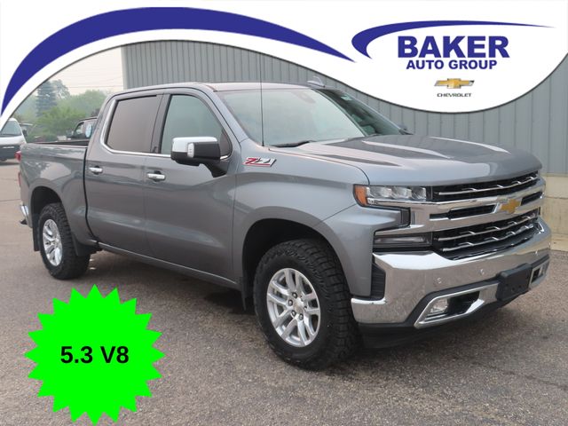 Gray (Satin Steel Metallic) 2020 Chevrolet Silverado 1500 Pickup Truck Four-Wheel Drive 8-Speed Automatic