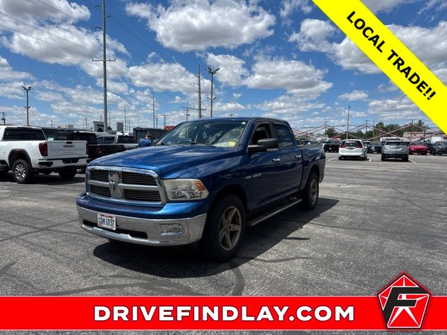 Deep Water Blue PC/Light Graystone PC 2009 Dodge RAM 1500 SLT Crew Cab 4WD Pickup Truck Four-Wheel Drive 5-Speed Automatic