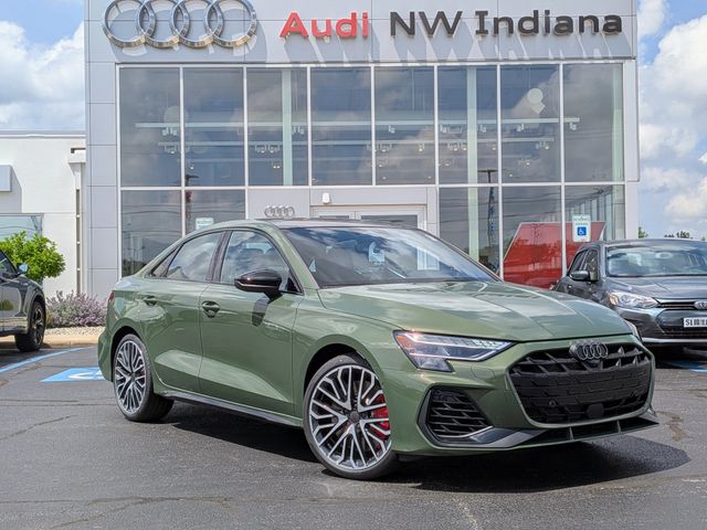 District Green Metallic 2026 Audi S3 2.0T quattro Premium Sedan All-Wheel Drive 7-Speed Automatic