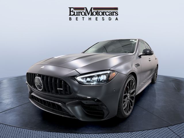 Gray (MANUFAKTUR Graphite Grey) 2026 Mercedes-Benz C-Class Sedan All-Wheel Drive 9-Speed Automatic