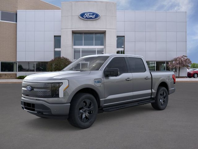 Gray Metallic 2025 Ford F-150 Lightning Pickup Truck All-Wheel Drive Automatic