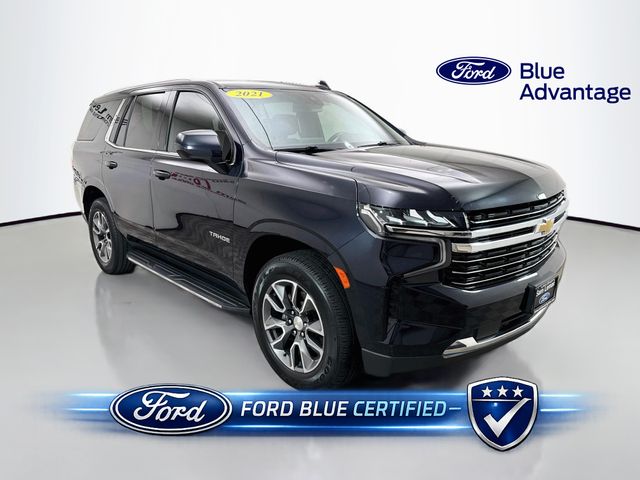 Midnight Blue Metallic 2021 Chevrolet Tahoe SUV / Crossover Four-Wheel Drive