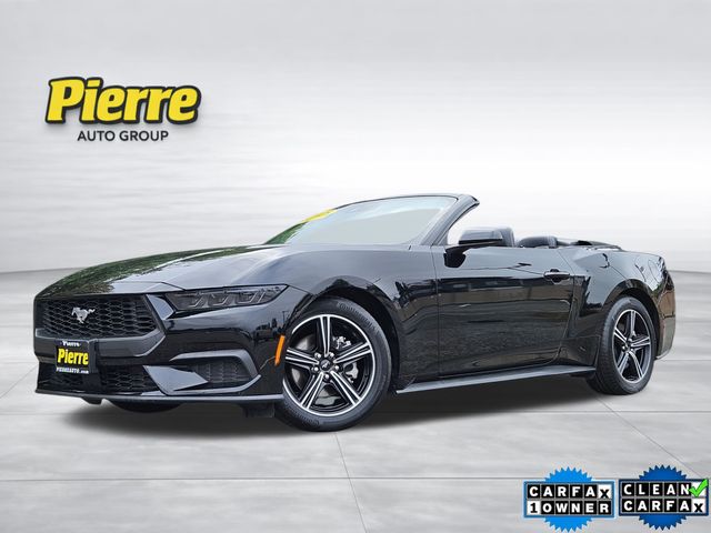 Shadow Black 2025 Ford Mustang Convertible Rear-Wheel Drive Automatic