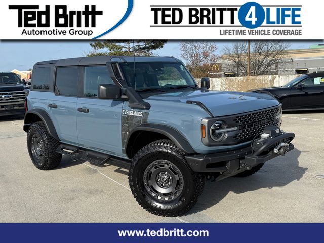 Blue (Azure Gray Metallic Tri-Coat) 2023 Ford Bronco Everglades Advanced 4WD SUV / Crossover Four-Wheel Drive Automatic