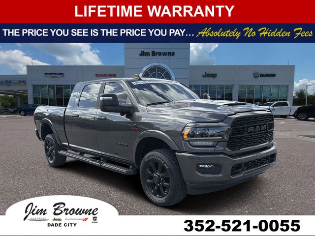 Gray (Granite Crystal Metallic Clearcoat) 2024 RAM 2500 Limited Mega Cab 4WD Pickup Truck Four-Wheel Drive 6-Speed Automatic