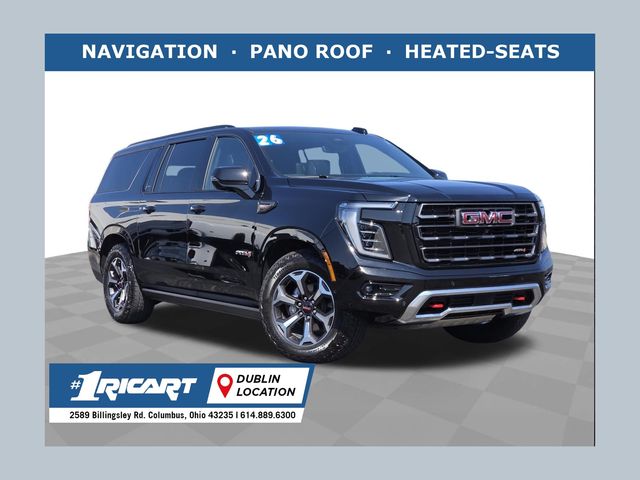 Onyx Black 2026 GMC Yukon XL AT4 Ultimate 4WD SUV / Crossover Four-Wheel Drive