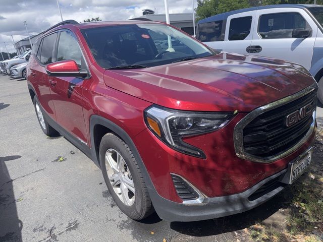 Red Quartz Tintcoat 2020 GMC Terrain SLE FWD SUV / Crossover Front-Wheel Drive 9-Speed Automatic