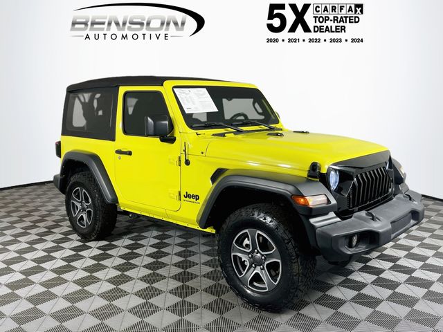 High Velocity Clearcoat 2023 Jeep Wrangler Sport 2-Door 4WD SUV / Crossover Four-Wheel Drive 8-Speed Automatic