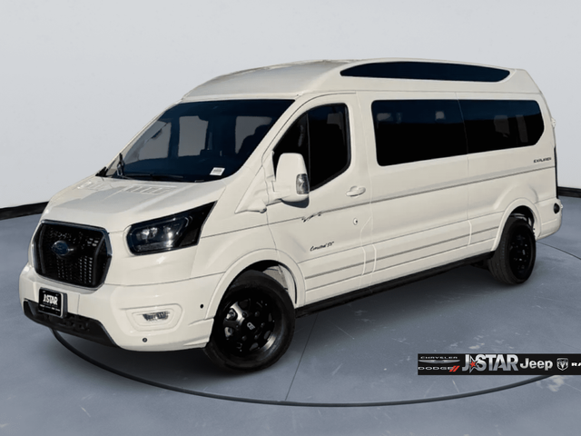 Oxford White 2024 Ford Transit Cargo Van All-Wheel Drive 