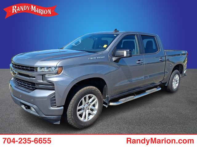 Gray (Steel Metallic) 2021 Chevrolet Silverado 1500 Pickup Truck Four-Wheel Drive 8-Speed Automatic