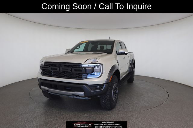 Desert Sand 2025 Ford Ranger Raptor SuperCrew 4WD Pickup Truck Four-Wheel Drive Automatic