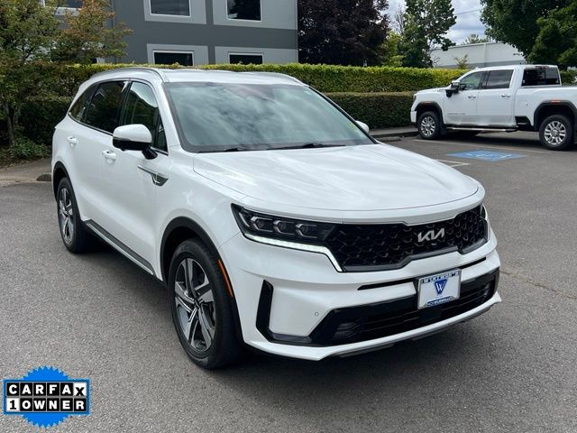 Snow White Pearl 2023 Kia Sorento Hybrid SUV / Crossover All-Wheel Drive 6-Speed Automatic