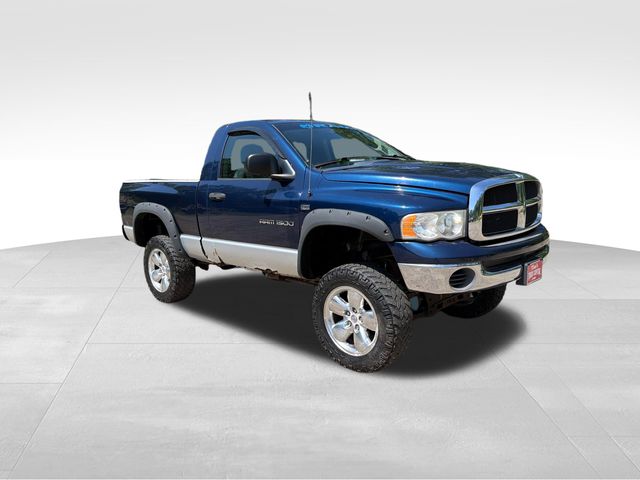 Patriot Blue Pearl 2005 Dodge RAM 1500 Pickup Truck Four-Wheel Drive 5-Speed Automatic