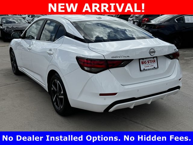 2024 Nissan Sentra SV White at North Houston Mitsubishi