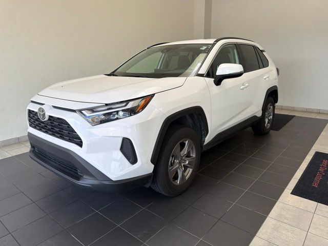 2025 Toyota RAV4 XLE White at DeMontrond Auto Country