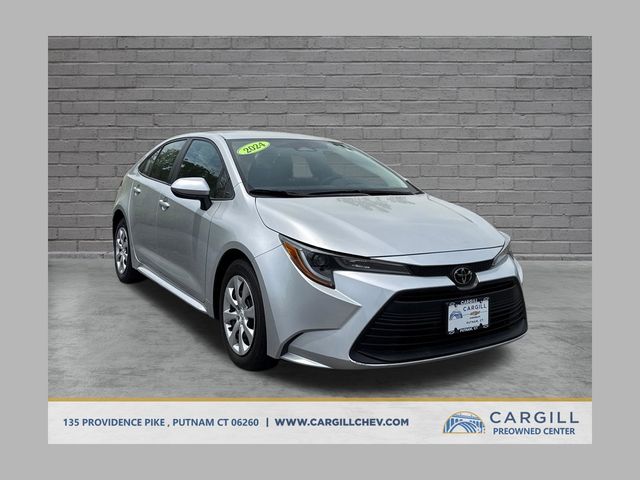Classic Silver Metallic 2024 Toyota Corolla Sedan Front-Wheel Drive Continuously Variable Transmission