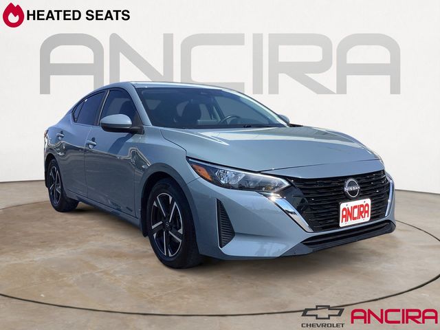 Atlantic Gray Metallic 2024 Nissan Sentra Sedan Front-Wheel Drive Continuously Variable Transmission