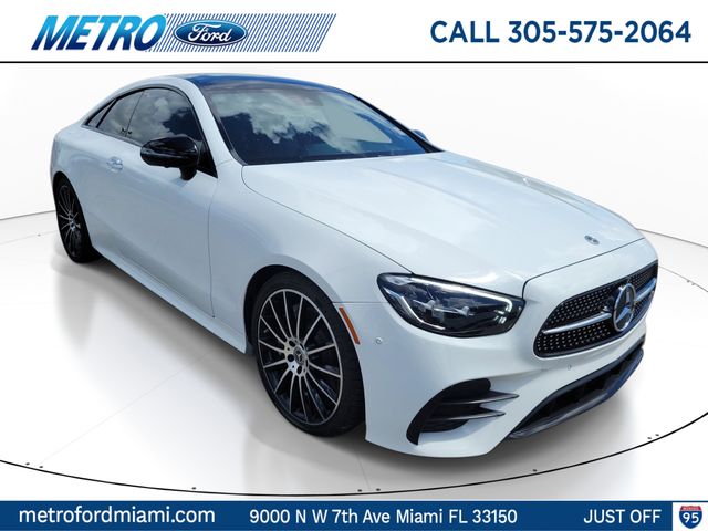 Polar White 2023 Mercedes-Benz E-Class Convertible Rear-Wheel Drive 9-Speed Automatic