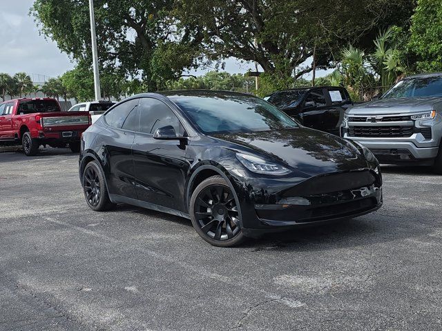 Black 2021 Tesla Model Y Long Range AWD SUV / Crossover All-Wheel Drive 1-Speed Automatic