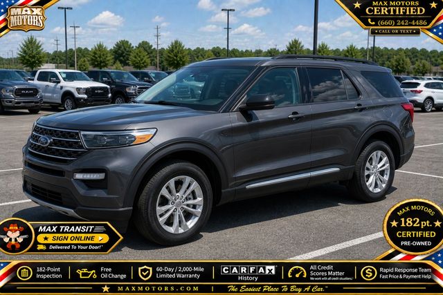 Carbonized Gray Metallic 2023 Ford Explorer SUV / Crossover All-Wheel Drive Automatic