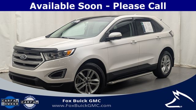 White Platinum Clearcoat Metallic 2016 Ford Edge SEL AWD SUV / Crossover All-Wheel Drive 6-Speed Automatic