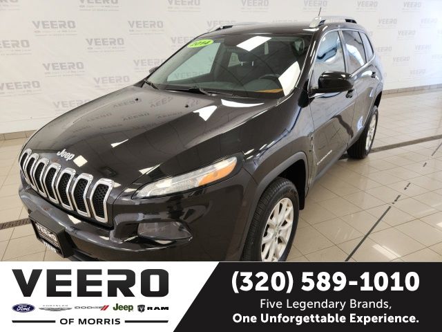 Brilliant Black Crystal Pearlcoat 2014 Jeep Cherokee SUV / Crossover Four-Wheel Drive 9-Speed Automatic