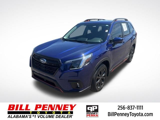 Sapphire Blue Pearl 2024 Subaru Forester Sport Crossover AWD SUV / Crossover All-Wheel Drive Continuously Variable Transmission