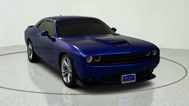 Indigo Blue 2022 Dodge Challenger Coupe Rear-Wheel Drive 8-Speed Automatic