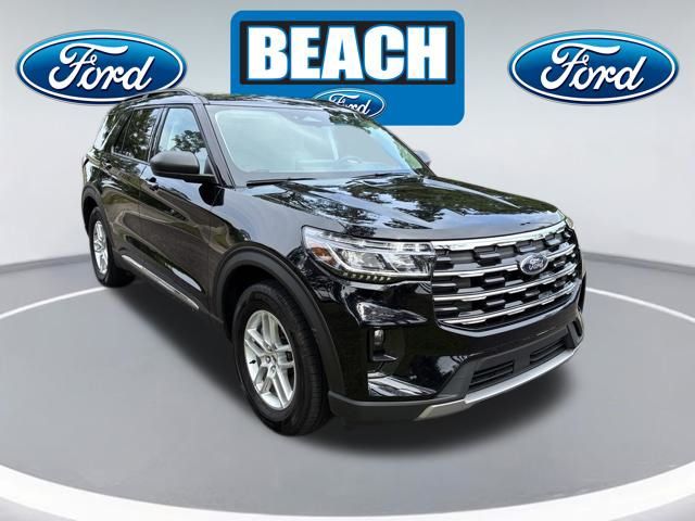 Black Metallic 2025 Ford Explorer SUV / Crossover Rear-Wheel Drive Automatic