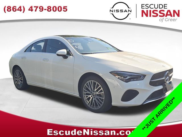 Polar White 2025 Mercedes-Benz CLA 250 4MATIC Coupe All-Wheel Drive 8-Speed Dual Clutch