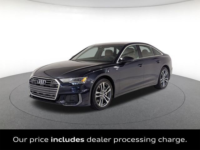 Firmament Blue Metallic 2023 Audi A6 Sedan All-Wheel Drive 7-Speed Automatic
