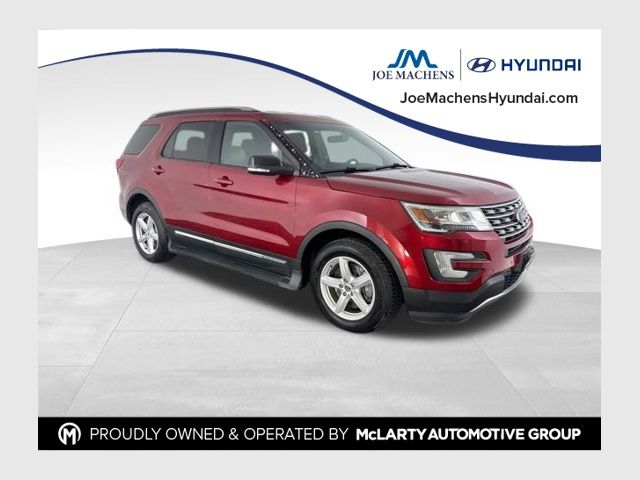 Ruby Red Metallic 2016 Ford Explorer XLT 4WD SUV / Crossover All-Wheel Drive 6-Speed Automatic