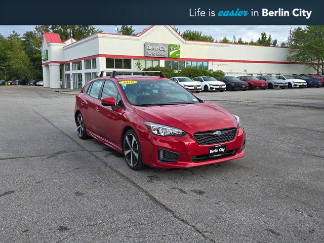 Lithium Red Pearl 2018 Subaru Impreza Hatchback All-Wheel Drive Continuously Variable Transmission