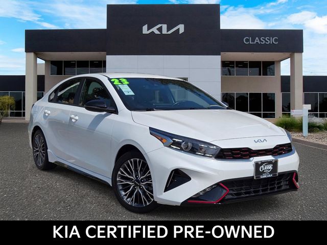 Snow White Pearl 2023 Kia Forte Sedan Front-Wheel Drive Continuously Variable Transmission