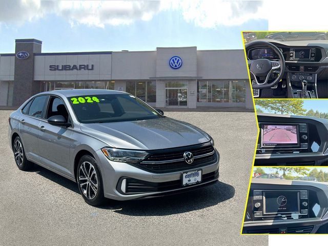 Silver Metallic 2024 Volkswagen Jetta Sedan Front-Wheel Drive 8-Speed Automatic