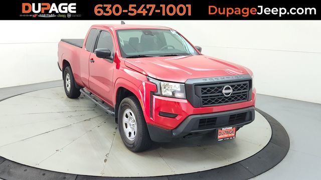 Red Alert 2022 Nissan Frontier S King Cab 4WD Pickup Truck Four-Wheel Drive 9-Speed Automatic