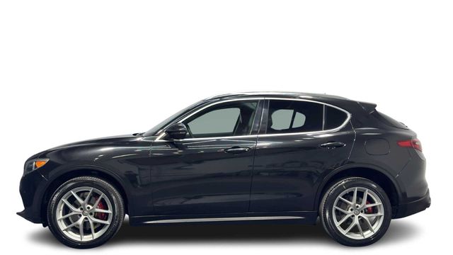 Vulcano Black Metallic 2018 Alfa Romeo Stelvio SUV / Crossover All-Wheel Drive 8-Speed Automatic