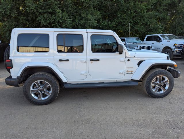 2020 Bright White Clearcoat Jeep Wrangler Unlimited Sahara 4X4 SUV