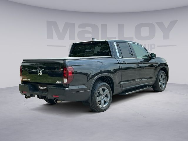 Crystal Black Pearl 2021 Honda Ridgeline RTL AWD Pickup Truck All-Wheel Drive 9-Speed Automatic