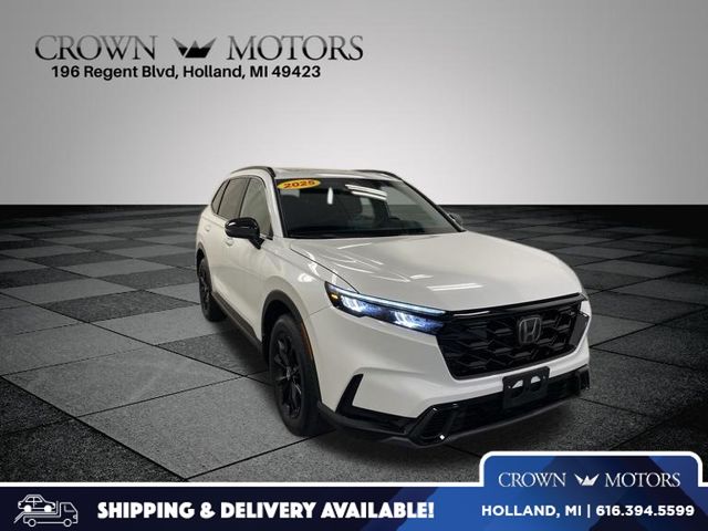 Platinum White Pearl 2025 Honda CR-V Hybrid SUV / Crossover All-Wheel Drive Continuously Variable Transmission