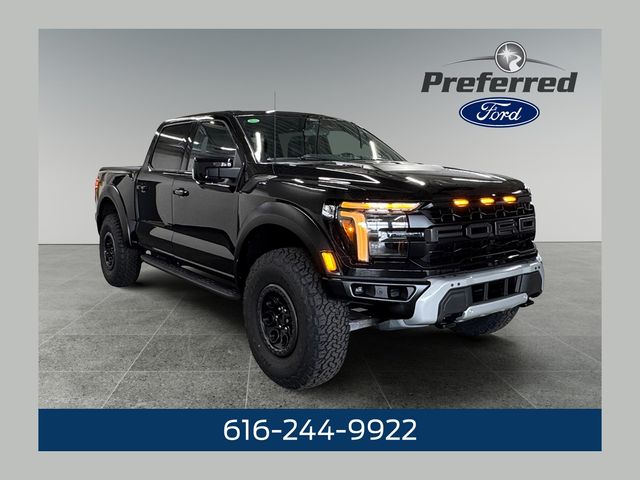 Agate Black Metallic 2026 Ford F-150 Raptor SuperCrew 4WD Pickup Truck Four-Wheel Drive Automatic