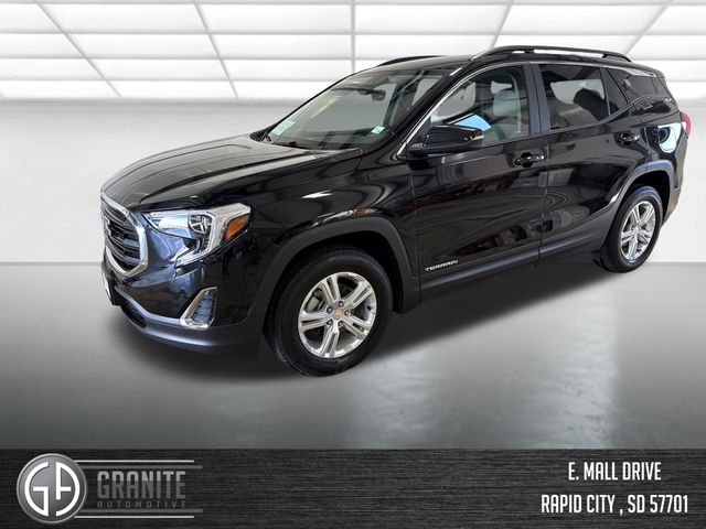 Black (Ebony Twilight Metallic) 2021 GMC Terrain SUV / Crossover Four-Wheel Drive 9-Speed Automatic